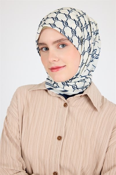 Laci Monogram Desenli Eşarp 3015