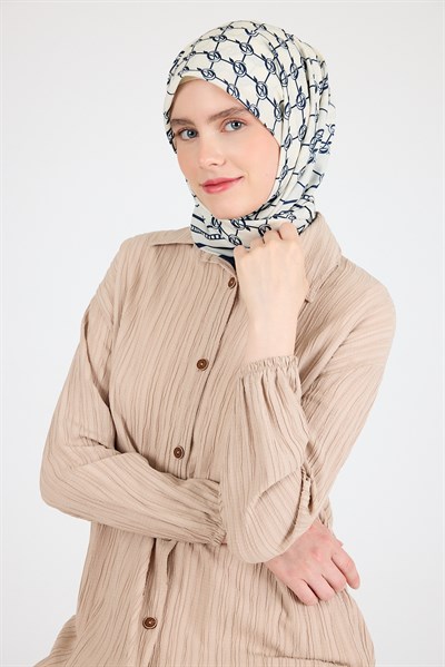 Laci Monogram Desenli Eşarp 3015