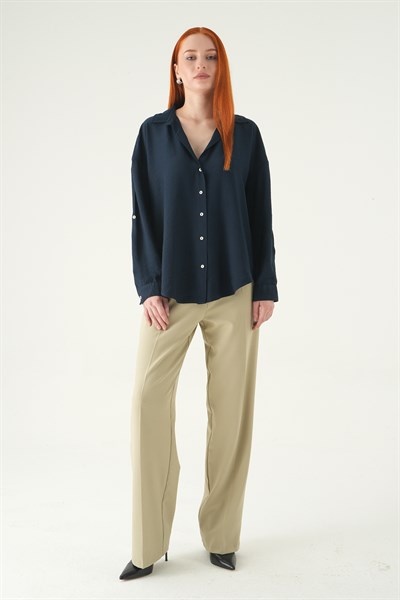 Laci Oversize Gömlek 2893