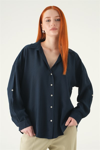 Laci Oversize Gömlek 2893