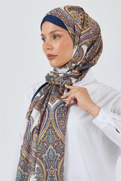 Laci Retro Desenli Şal 4002