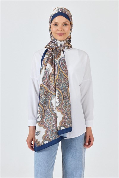 Laci Retro Desenli Şal 4002