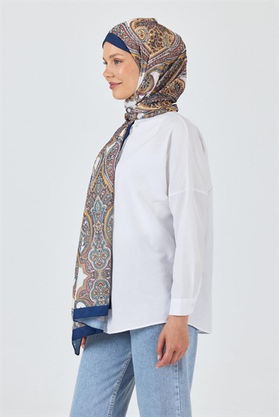 Laci Retro Desenli Şal 4002