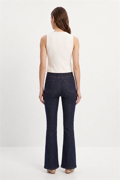 Laci Yüksek Bel Flare Jean 826