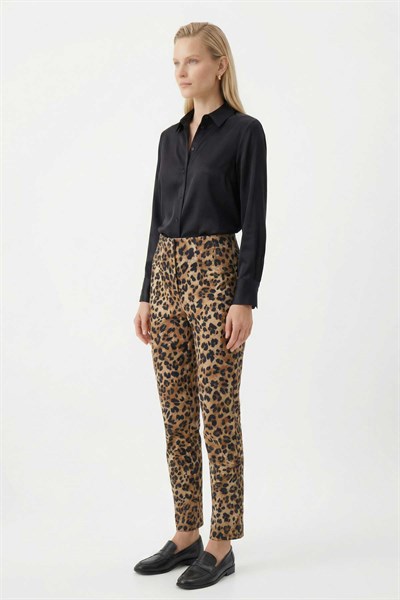 Leopar Leopar Desenli Pantolon 2311