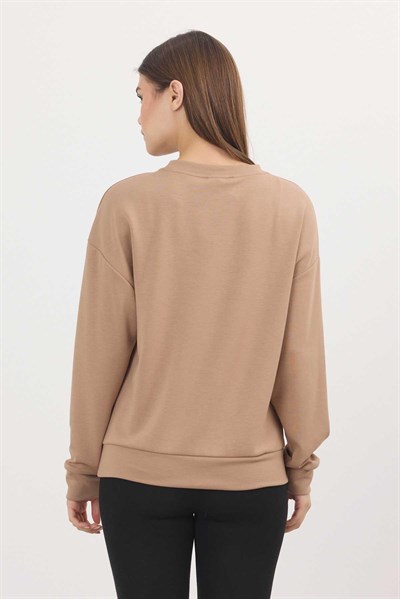 Rays 4003 Baskılı Sweat Camel