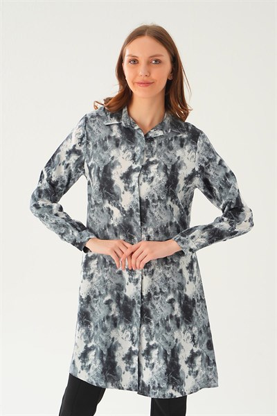 Siyah Desenli Tunik 4236A