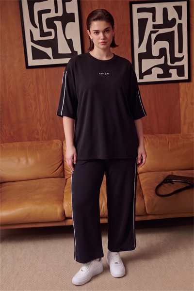 Oysho Modal Kumaş Çift Biyeli Kısa Kollu Alt Üst Takım 2XL-6XL