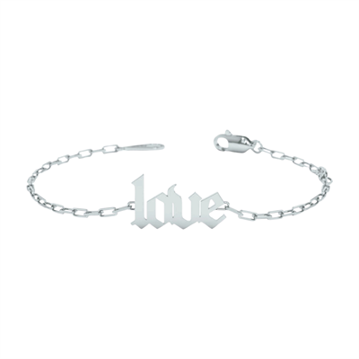 14 Ayar Altın Love Bileklik