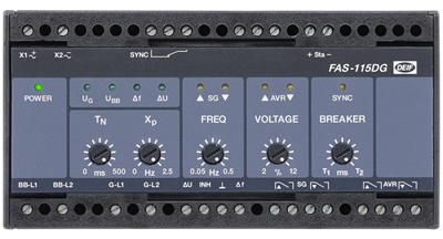 FAS-115DG Senkronizasyon ve Devre Kesici Kapatma