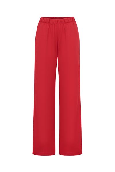 Modal Biyeli Cepli Pijama Takımı / Kırmızı