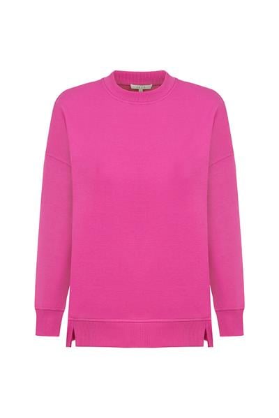 Pamuklu Sweatshirt / Pembe | JAYA