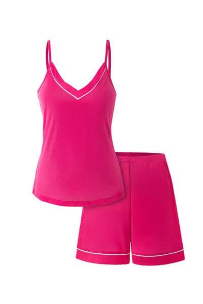 Tencel™ Askılı Pijama Takımı / Pembe