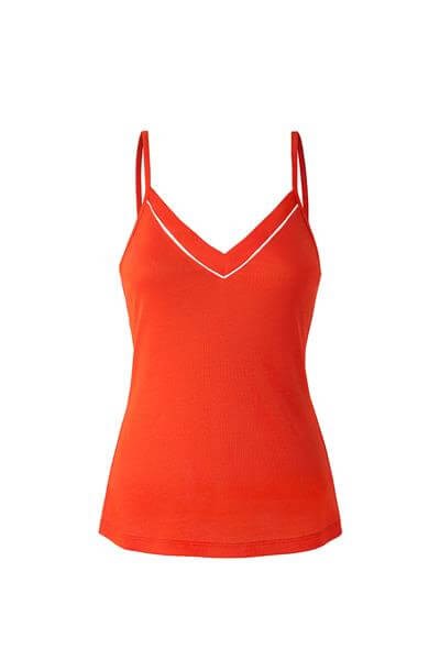 Tencel™ Askılı Pijama Takımı / Turuncu