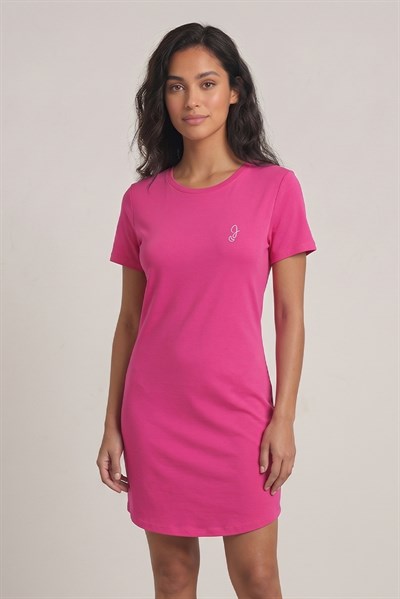 Viskon Gecelik / Pembe