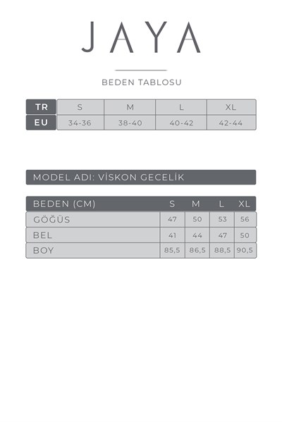Viskon Gecelik / Pembe