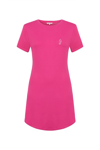 Viskon Gecelik / Pembe