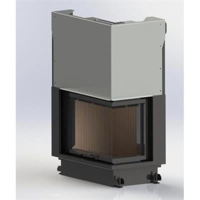 A.CAMINETTI CRYSTAL 80 ECO 3 TARAFI AÇIK ŞÖMİNE HAZNESİ