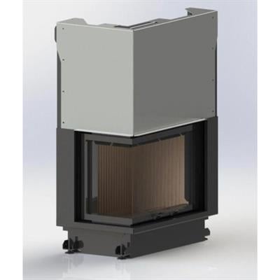 A.CAMINETTI CRYSTAL 80 ECO 3 TARAFI AÇIK ŞÖMİNE HAZNESİ