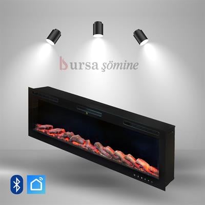AYFLAME 150'LİK PLAZMA TİPİ 2 BOYUTLU ELEKTRİKLİ ŞÖMİNE