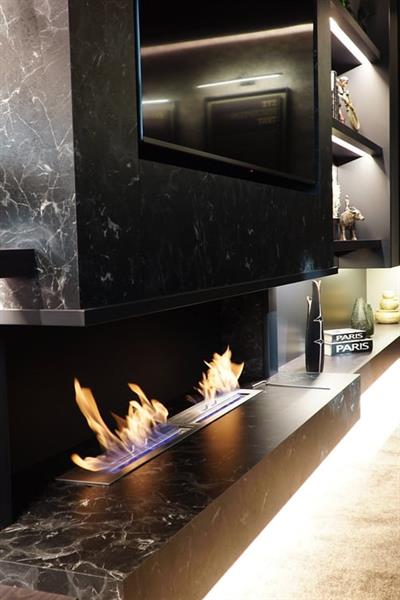 BACASIZ 120CM BURNER ŞÖMİNE