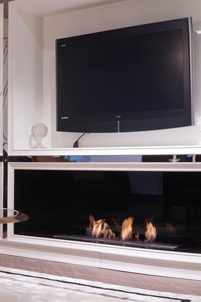 BACASIZ 90CM BURNER ŞÖMİNE