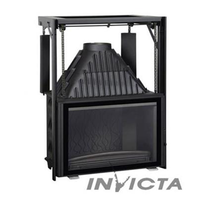 INVICTA 80'LİK GRANDE ANGLE ASANSÖRLÜ DÖKÜM ŞÖMİNE HAZNESİ