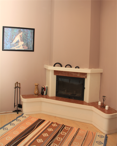 KÖŞE ŞÖMİNE MODELİ 4
