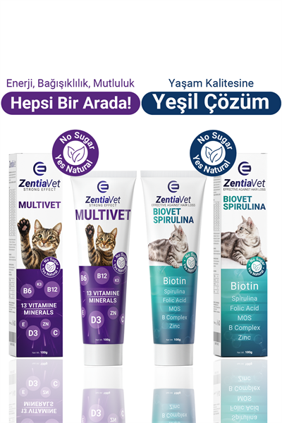 Multivet Biovet Kedi Maltı Macun Kedi Tüy Döküm Dökülme Önleyici Kedi Vitamini Detoks Etkili 100 gr
