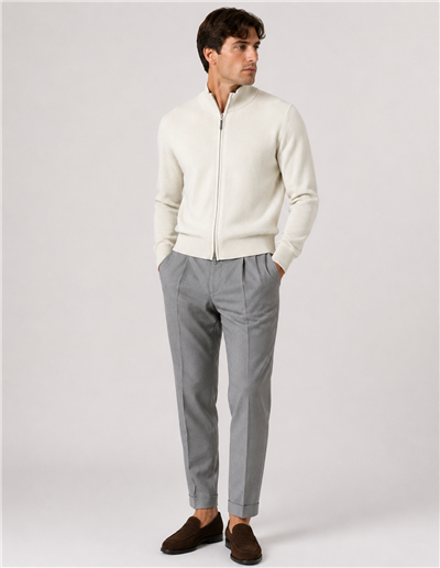 FK Cotton Touch Zip Cardigan