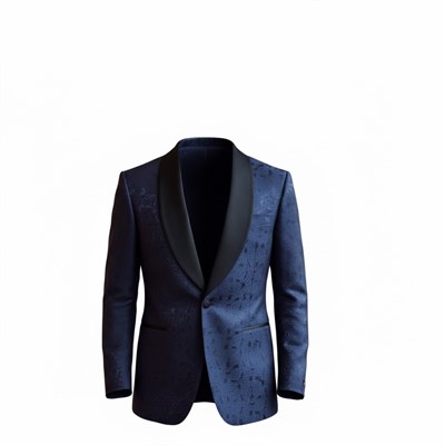 Karakaşlı Midnight Paisley Smokin Ceket