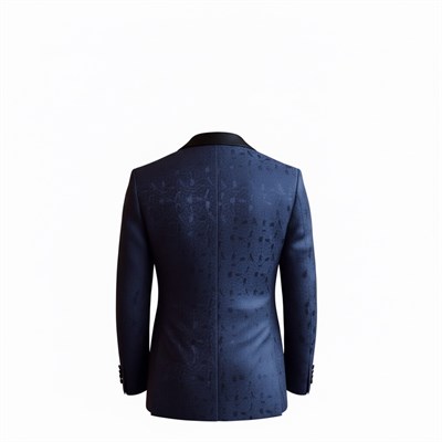 Karakaşlı Midnight Paisley Smokin Ceket