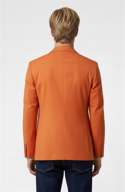 Karakaşlı Turuncu Blazer