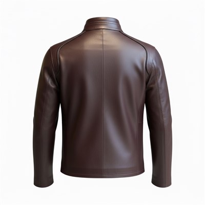 Rouge Noir Bordo Deri Ceket 