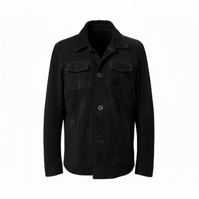 Siyah Süet Sombre Ceket 