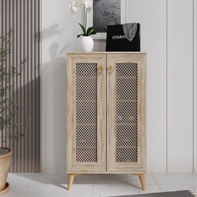Aras ARS-406 Hasırlı Ceviz Ayakkabılık