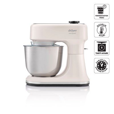 Arzum AR1190-3300 Krem Gastroart 1500 Stand Mikser