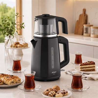 Arzum AR3151 Siyah Jollie Çay Makinesi
