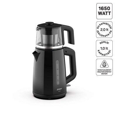 Arzum AR3151 Siyah Jollie Çay Makinesi