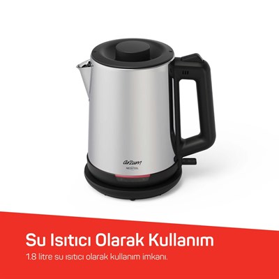 Arzum AR3158-0600 İnox Neosteel Çay Makinesi