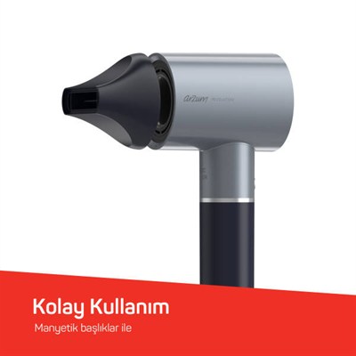 Arzum AR5169-1700 Gri Revolution Profesyonel Saç Kurutma Makinesi