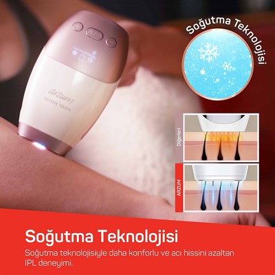 Arzum AR5178-0200 Sateen Touch Pro IPL Tüy Alma Sistemi