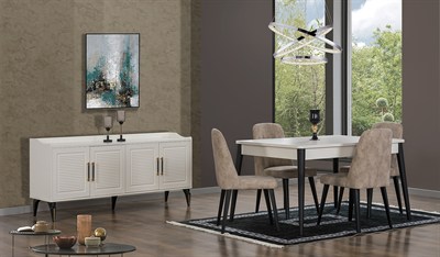 Dardason Asil Yemek Odası (4 Adet Sandalyeli)