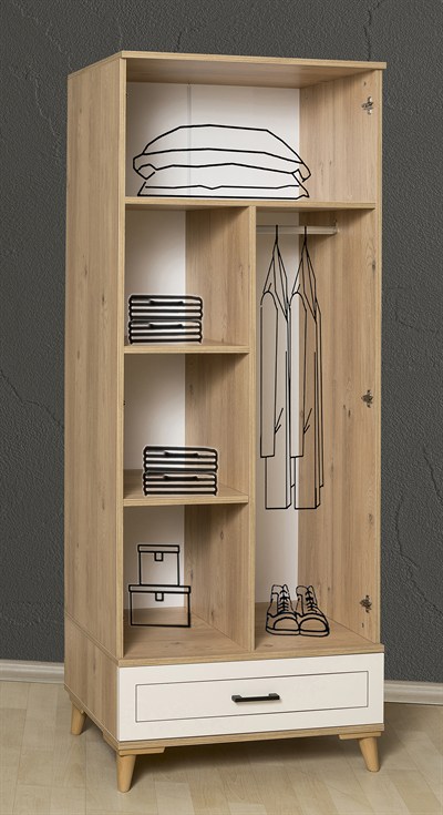 Dardason K112 2 Kapılı Gardolap