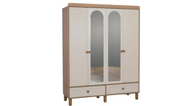 Dardason M144 Bohem 4 Kapılı Mebranlı Dolap