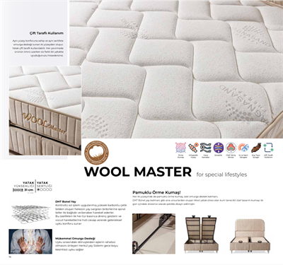Dizayns Wool Master 90*190 Baza