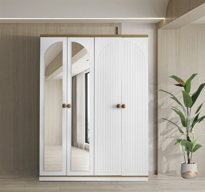 Evart E230 4 Kapılı Dejavu Dolap