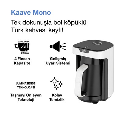 Fakir Mono Türk Kahvesi Makinesi - Beyaz
