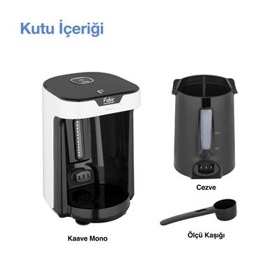 Fakir Mono Türk Kahvesi Makinesi - Beyaz