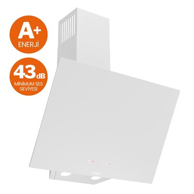 Ferre D078SA Art 60 Cm Beyaz Davlumbaz (Yeni Set)